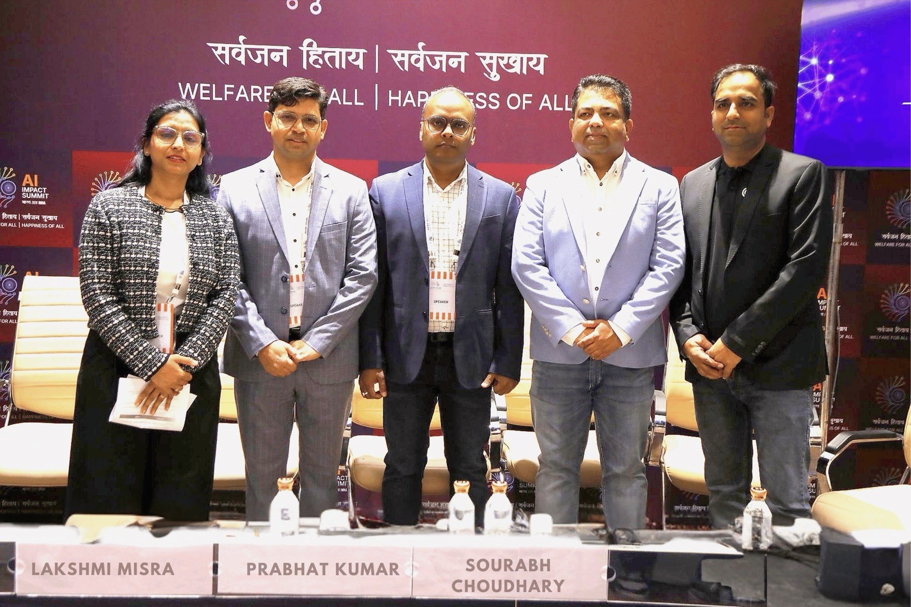 AIforAll panel at the India AI Impact Summit &mdash; Welfare of All session